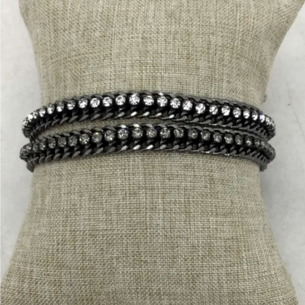 Stella & Dot Rhinestone Wrap Bracelet